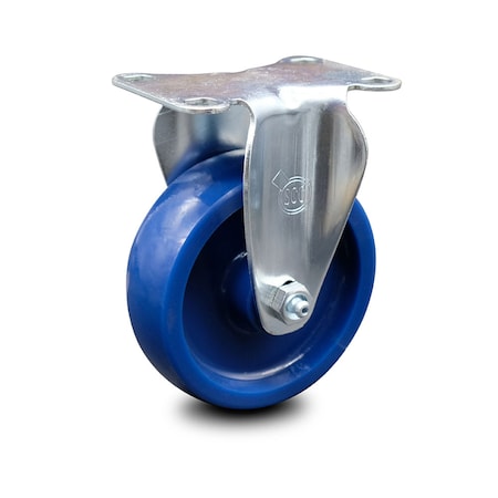 4 Inch Solid Polyurethane Wheel Rigid Top Plate Caster